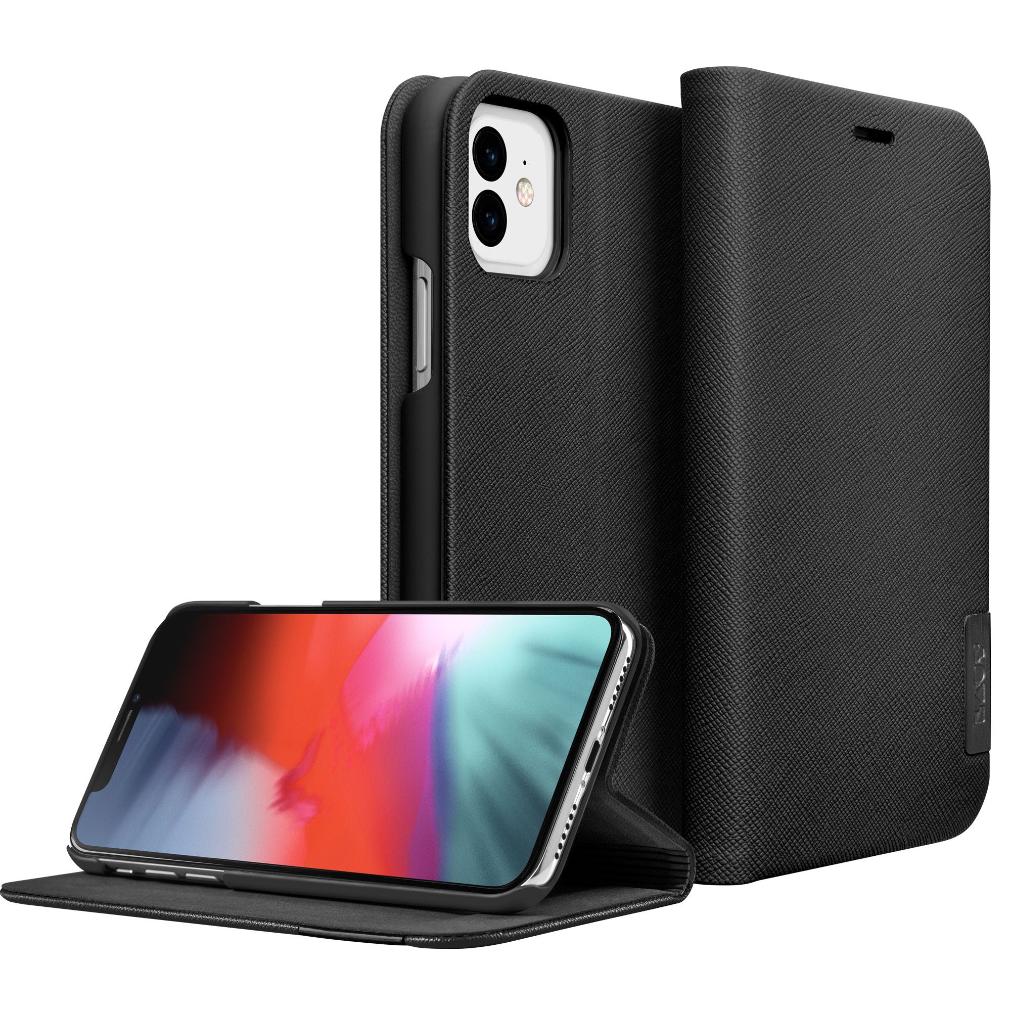 PRESTIGE Folio for iPhone 11/Pro/Max | 2x Card Pockets|Saffiano